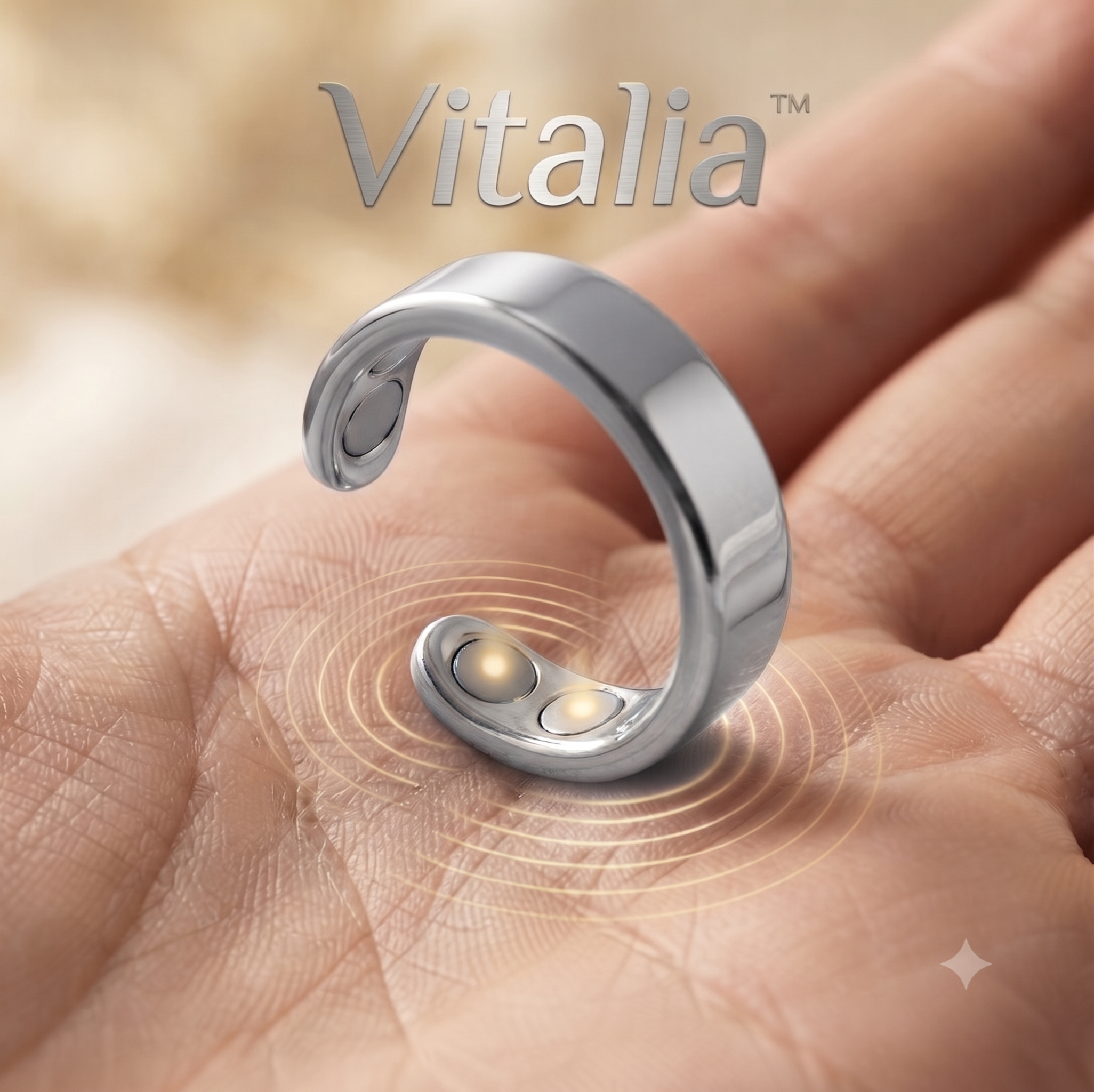 Магнитен анти-стрес пръстен VITALIA