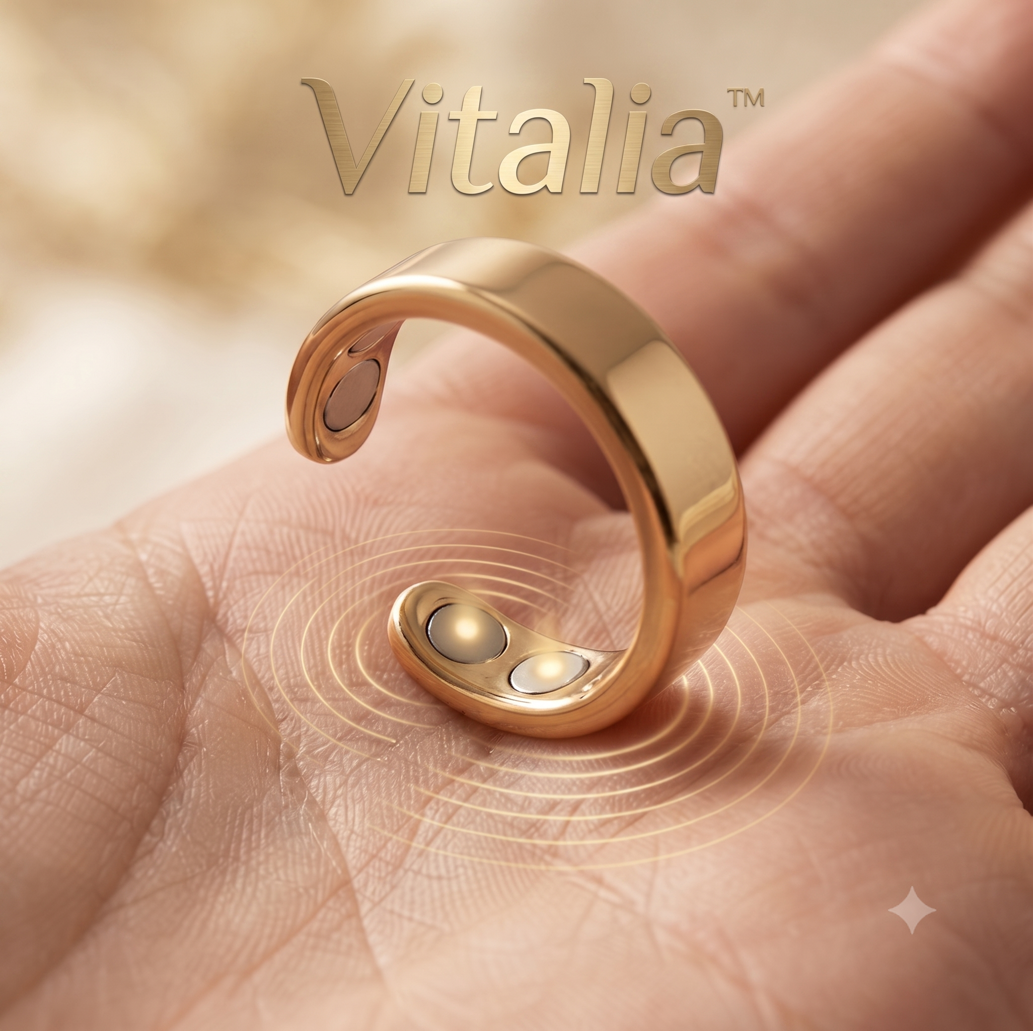 Магнитен анти-стрес пръстен VITALIA